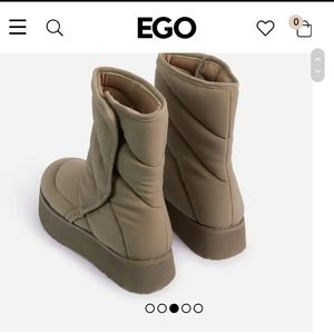 Ego Ankle Quilted Booties Sz 10